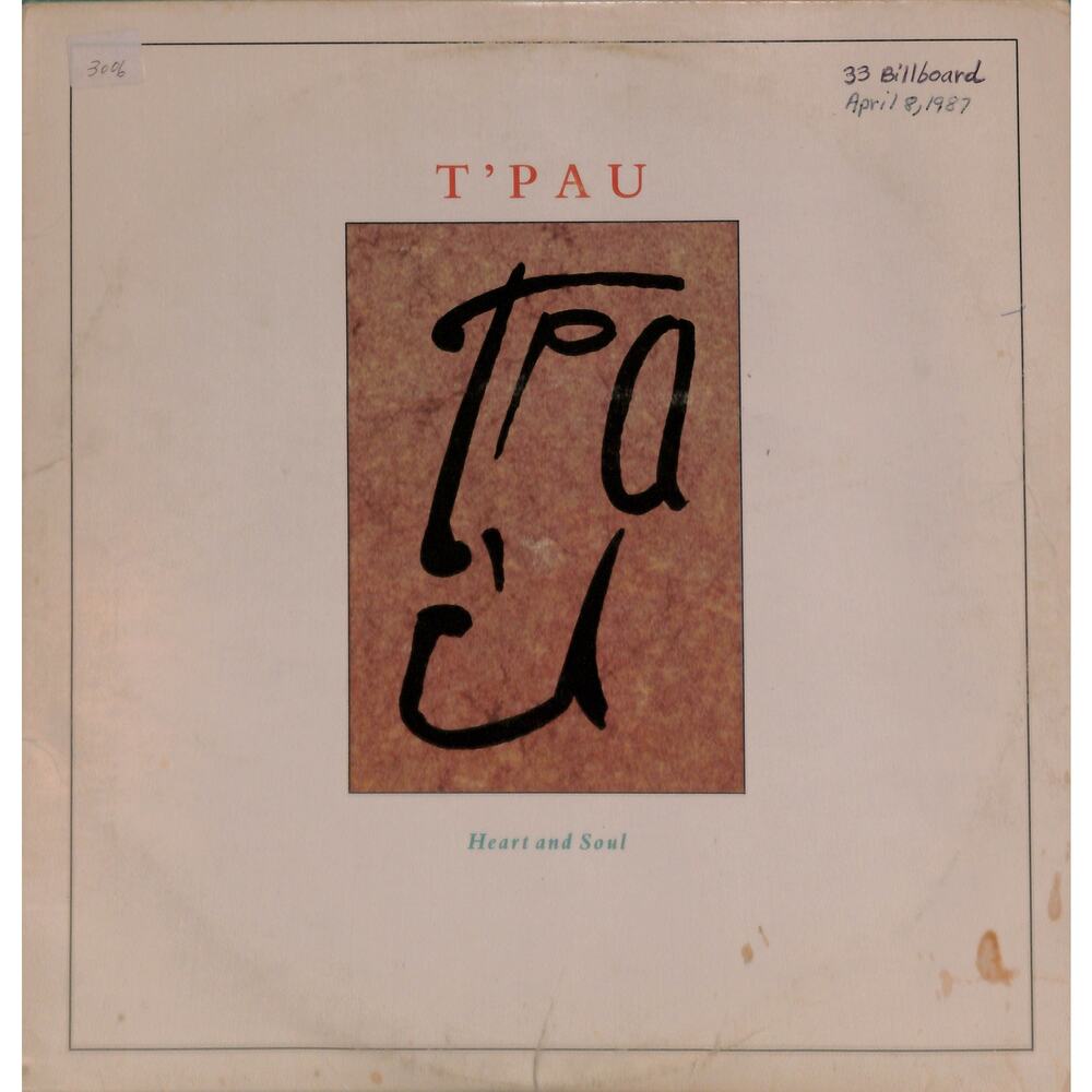 TPau - Heart and Soul - Vinyl 45RPM LP Record 1987